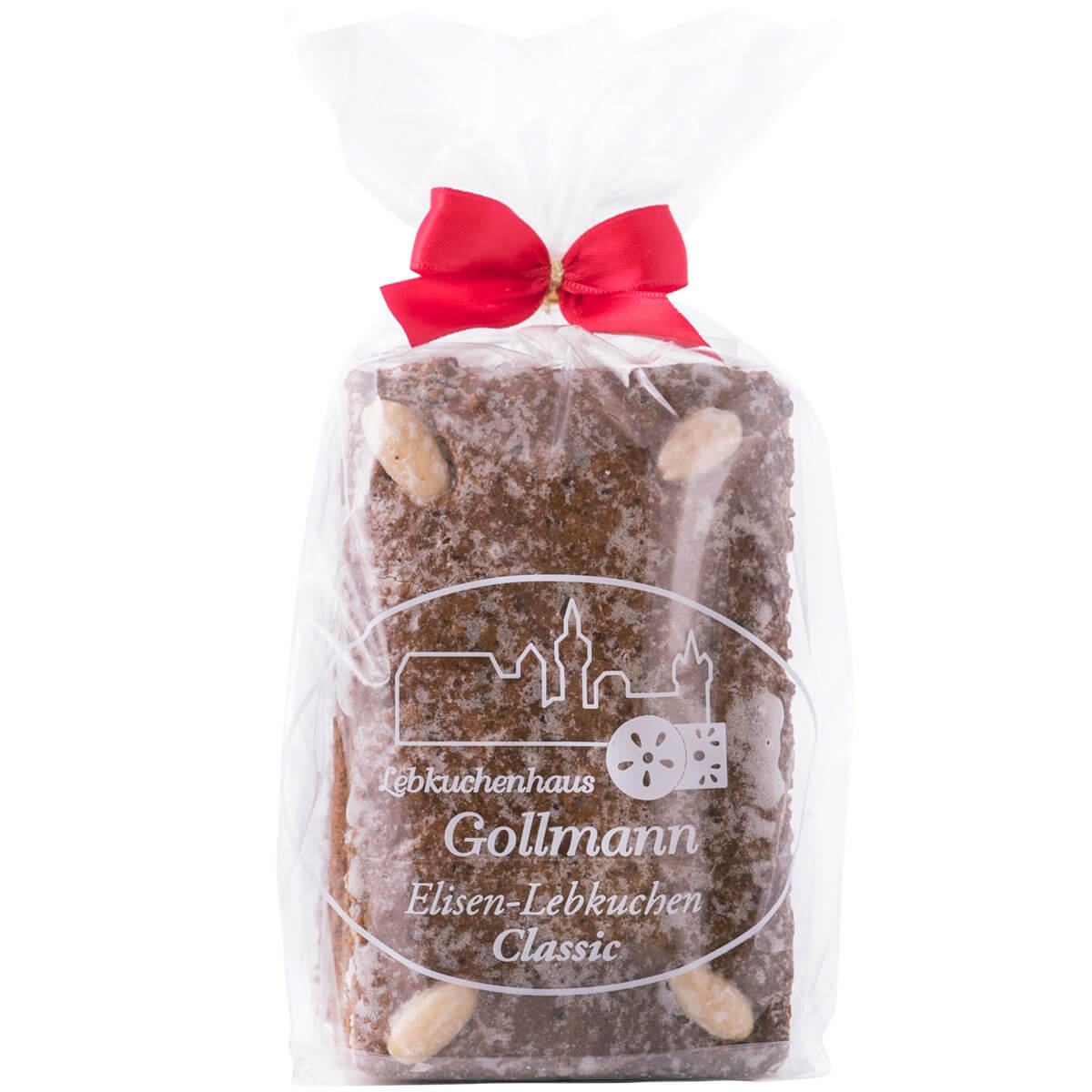 Eckige Elisenlebkuchen glasiert